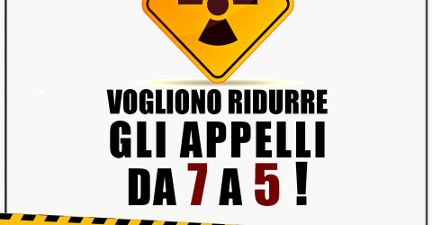 Vogliono ridurre gli APPELLI ordinari da 7 a 5!