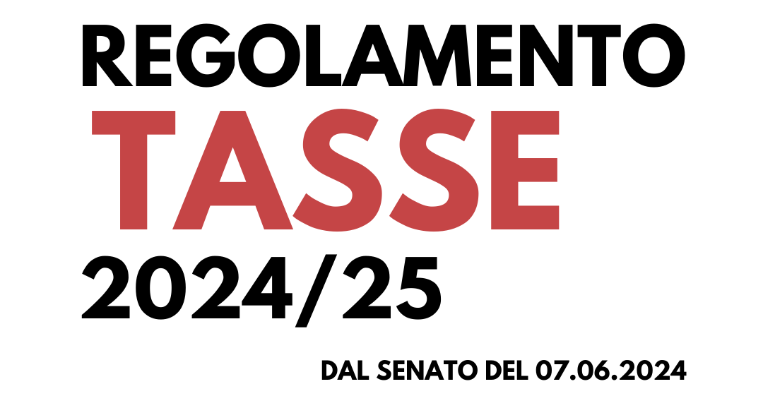 REGOLAMENTO TASSE 2024/25
